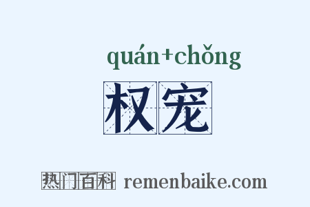 权宠是什么意思的图片